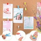 200 Pieces Push Pins Set, Thumb Tacks Multicolor Pushpin Clips Decorative Push - Image 3