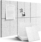 Fluxynara Large Felt Bulletin Board 36" x 24"Cork Board Alternative-6 Pack by FLUXYNARA