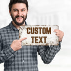 Custom Sign, Custom Street Sign, 11 Font Colors, 13 Font Styles, 4 Hole Options - Image 2