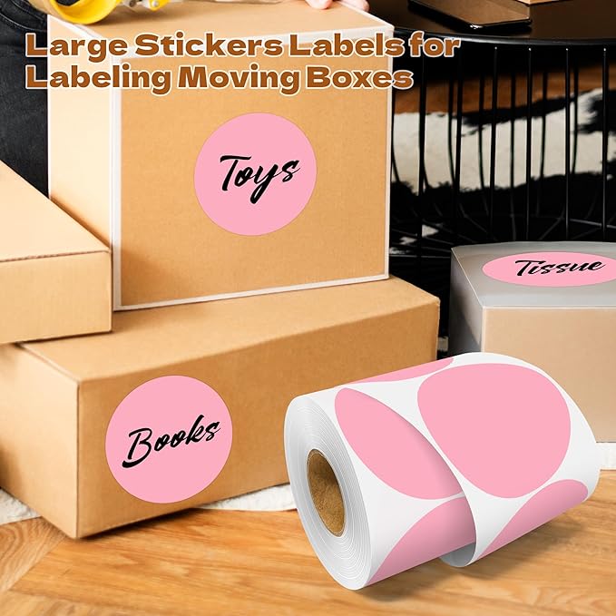 3 Inch Round Color Coding Labels - Image 5