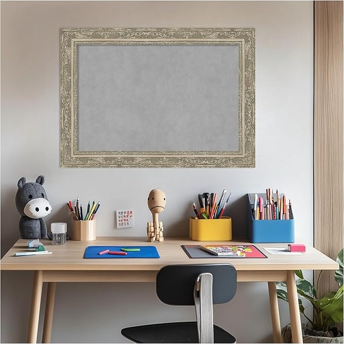 Amanti Art Silver Framed Magnetic Board 20x28 Medium Vision Board - Image 6