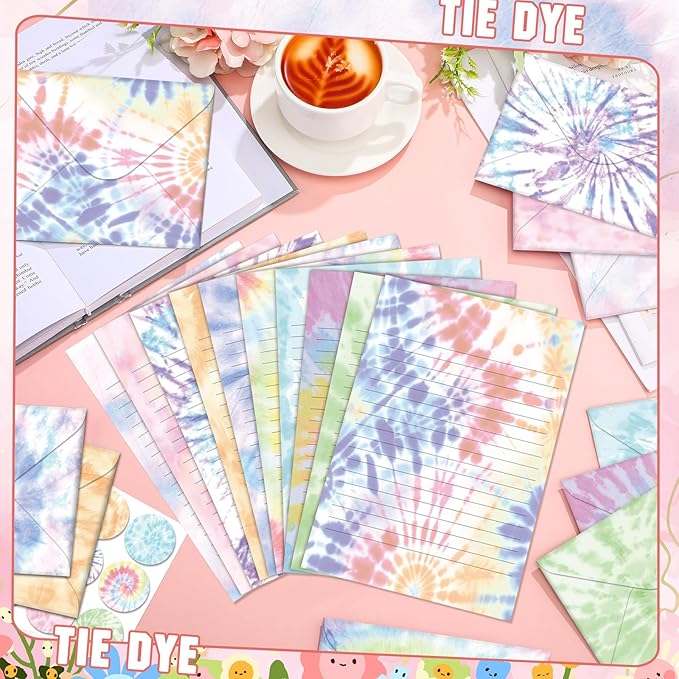 TaoBary 160 Pcs Stationery Paper Set 50 Double Sided Stationery Papers - Image 2