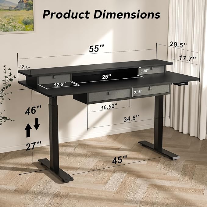 FiCiHi Adjustable Height Standing Desk - Image 3