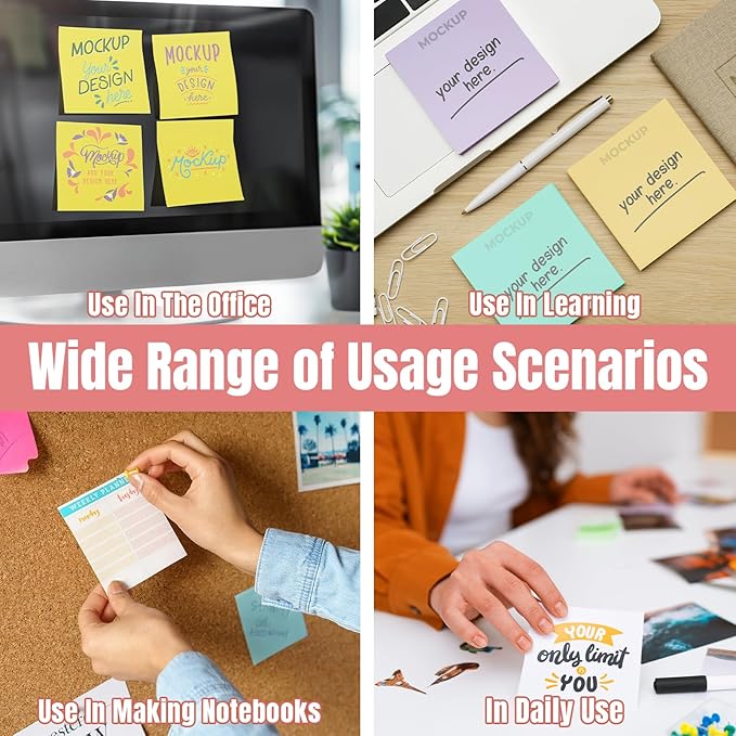 Personalized Sticky Notes 3"x3" – Custom Notepads - Image 5