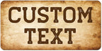 Custom Sign, Custom Street Sign, 11 Font Colors, 13 Font Styles, 4 Hole Options by MySignCenter
