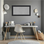 Amanti Art Black Framed Magnetic Board 15x27 Small Vision Board - Image 7