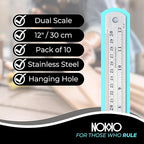 NOKKO Metal Ruler 12 Inch - Image 2