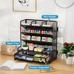 Marbrasse Larger Mesh Desk Organizer - Image 3