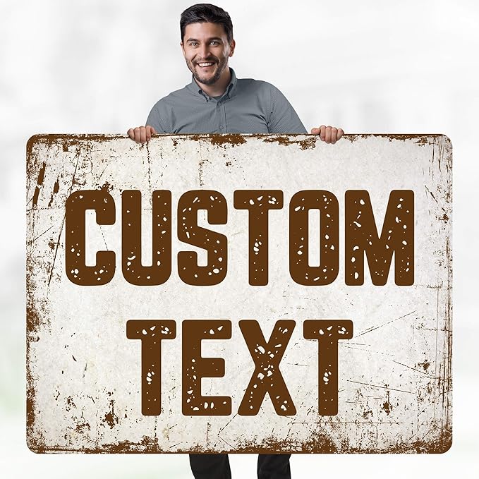 Custom Sign, Custom Street Sign, 11 Font Colors, 13 Font Styles, 4 Hole Options - Image 2