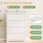 LONGLINK 4 Drawer Lateral File Cabinets - Image 3