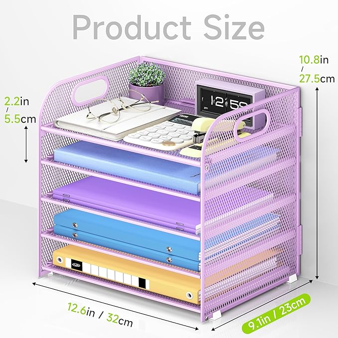 Cawukege 5 Tier Paper Organizer - Image 5