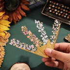 4pcs Metal Bookmarks, Butterfly Flower Theme Pretty Book Marks - Image 5