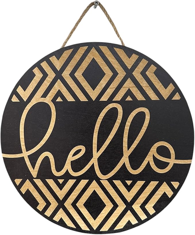 Wood front door sign Wood sign Home decor Welcome sign Sign by Unknown