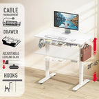 SHW 40-Inch Electric Height Adjustable Standing Desk - Image 3