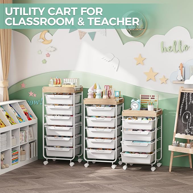 Rolling Storage Utility Cart - Image 7