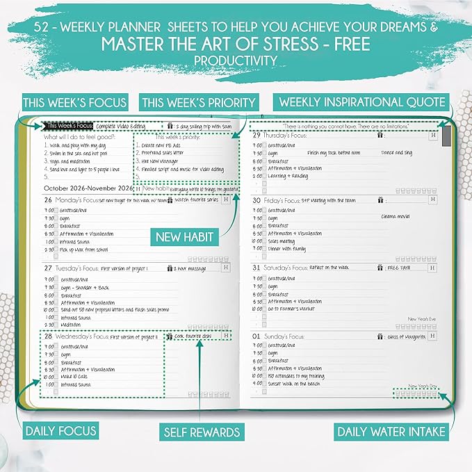 Law of Attraction Planner 2026 Deluxe - Image 3