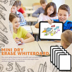 Outus 10 Pcs Dry Erase Mini White Boards Bulk 8.5 x 11'' Small Magnetic - Image 6