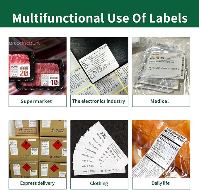 Gemsroyal Colored Half Sheet Shipping Labels Printable, 5.5"×8.5" Half Page - Image 6