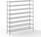 Regal Altair 18" Deep x 72" Wide x 86" Height Wire Shelving Kit | 8-Tier | NSF