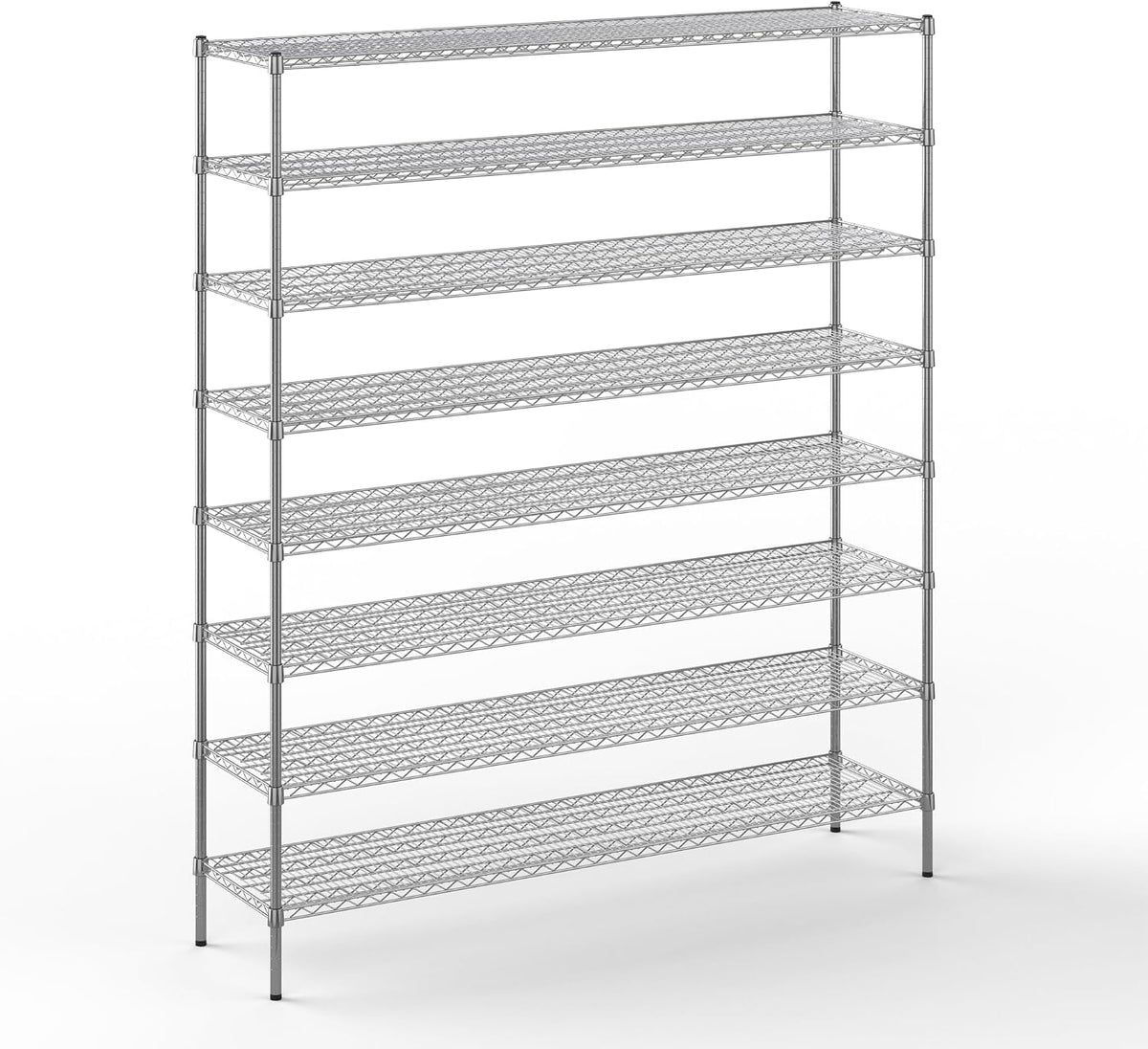 Regal Altair 18" Deep x 72" Wide x 86" Height Wire Shelving Kit | 8-Tier | NSF