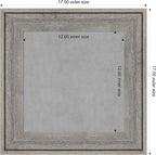 Amanti Art Grey Framed Magnetic Board 17x17 X-Small Vision Board - Image 4
