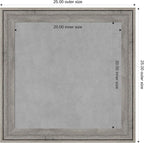 Amanti Art Grey Framed Magnetic Board 25x25 Medium Vision Board - Image 4