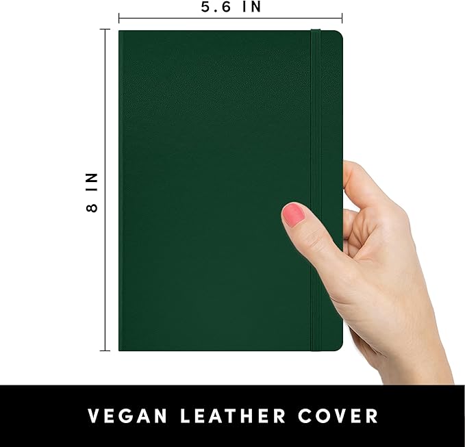 PAPERAGE Lined Journal Notebook, 160 Pages, Medium 5.6 in x 8 in - Image 2