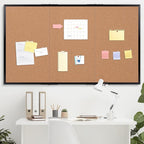 Board2by Extra Large Cork Bulletin Board 96" X 48", Foldable Notice Pin Board - Image 8