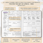 Hourly Planner - Undated Weekly & Monthly Planner, 12-Month Journey to Increase - Image 3