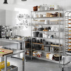 Regal Altair 14" Deep x 54" Wide x 86" Height Wire Shelving Kit | 8-Tier | NSF - Image 4