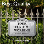 Custom Decorative Outdoor Metal Sign - Image 8