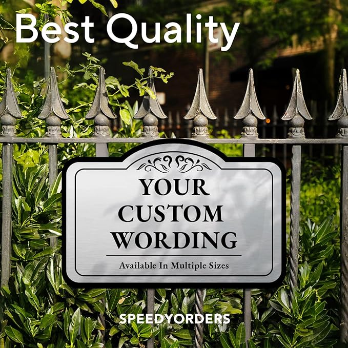Custom Decorative Outdoor Metal Signs, Personalized Aluminum, Customized - Image 8