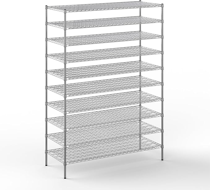 Regal Altair 24" Deep x 60" Wide x 86" Height Wire Shelving Kit | 10-Tier | NSF by Regal+Altair