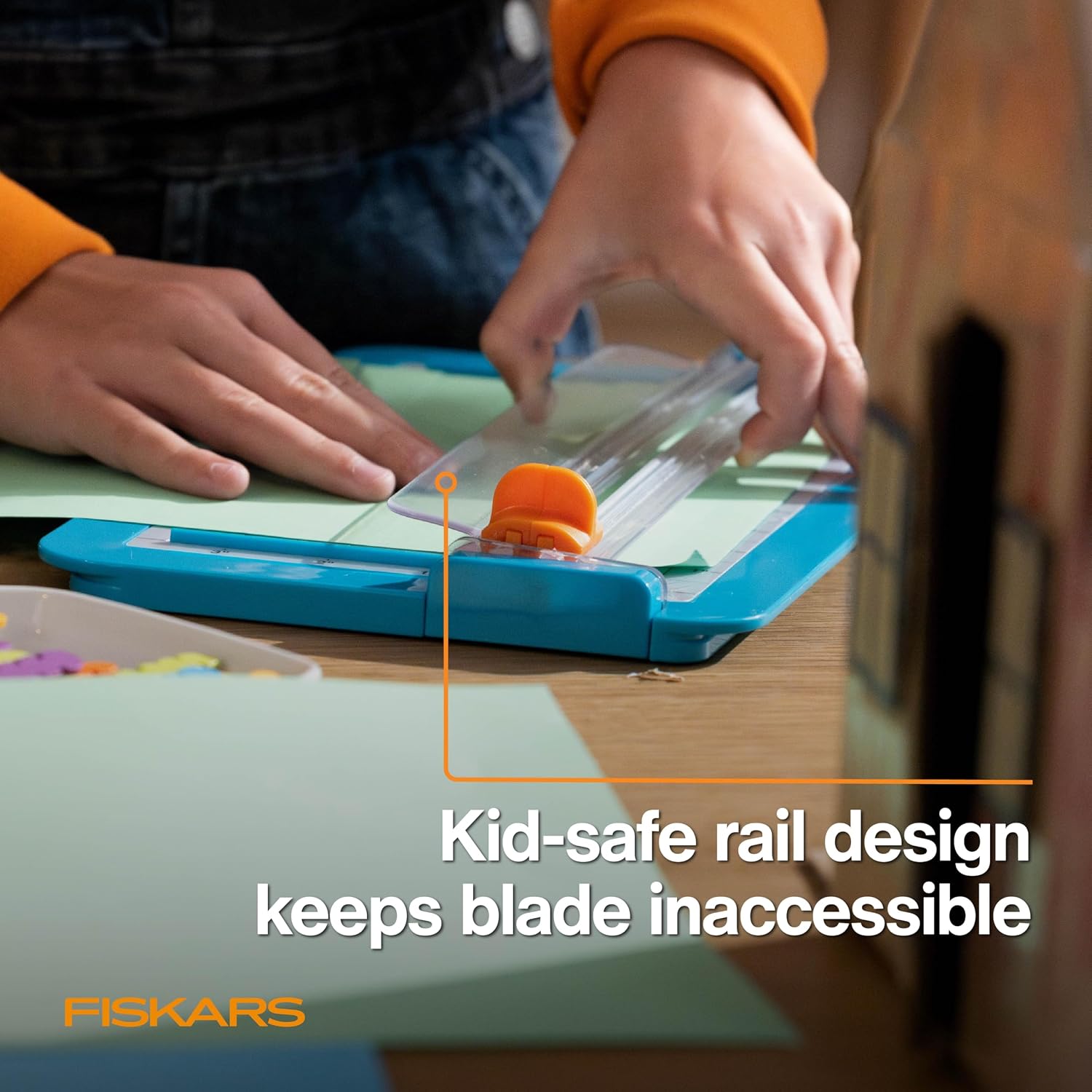 Fiskars 7" x 11.5" Kids Junior Paper Trimmer for Crafts & School Projects