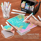 Shuttle Art Pastel Alcohol Markers Brush tip, Dual Tip Brush & Chisel Tip Art - Image 6