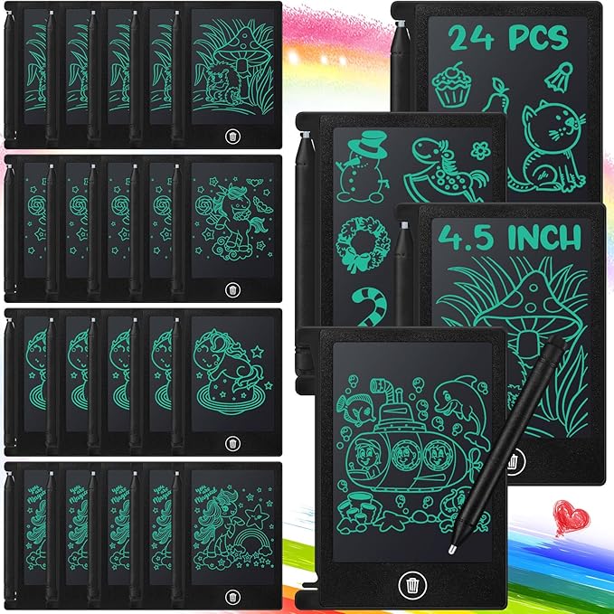 Zhehao 24 Pack LCD Mini Writing Tablet by Zhehao