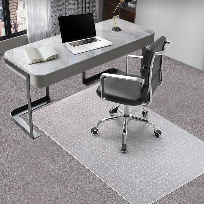 Vicwe Office Chair Mat for Carpeted Floors, Easy Glide Computer Desk Chair Mat by Vicwe