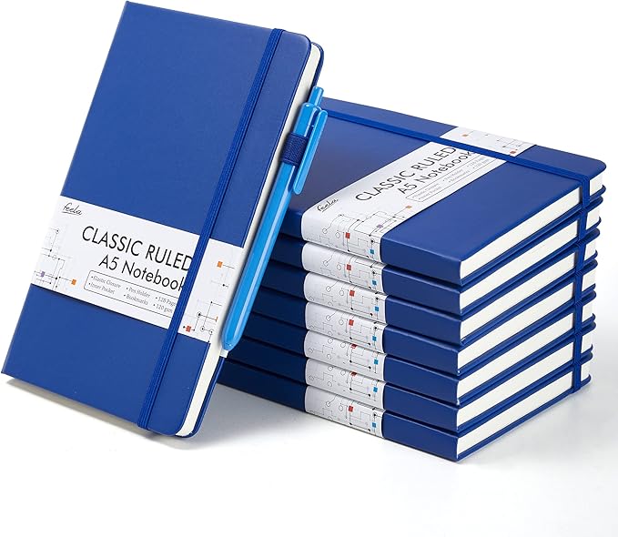 feela 8 Pack Journal Notebook Bulk by feela