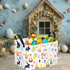 FUULOXE Storage Bin for Shelves Rectangle Closet Baskets Foldable Box - Image 5
