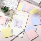 Thenshop 12 Pads Pastel Sticky Notes 3''x3'', Self Stick Notes Pads Pastel - Image 5