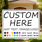 Custom business signs-36×30inches-Large size, Optional reflective, Strong and