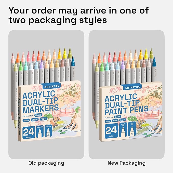 ARTISTRO 24 Pastel Acrylic Paint Markers - Image 7