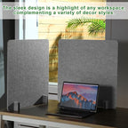 Kisston 6 Pack Acoustic Desk Divider Desk Partition 24 x 24" Stand Up - Image 5