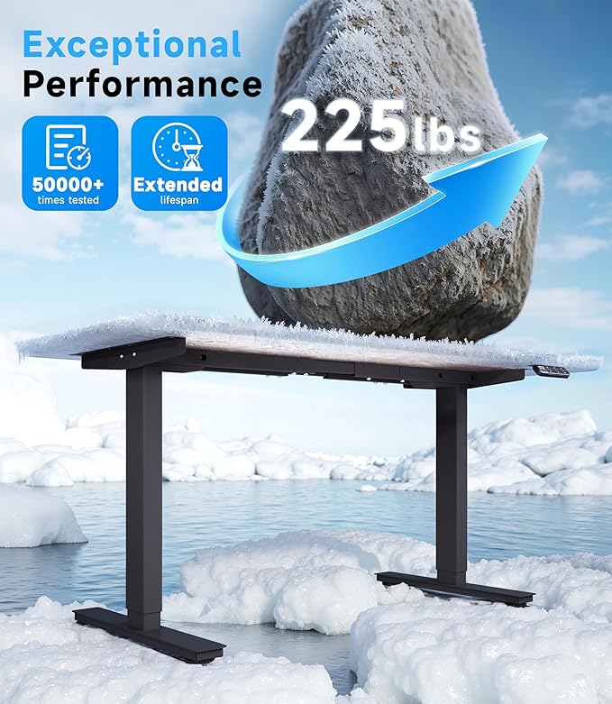 Electric Standing Desk Frame Dual Motor - Image 6