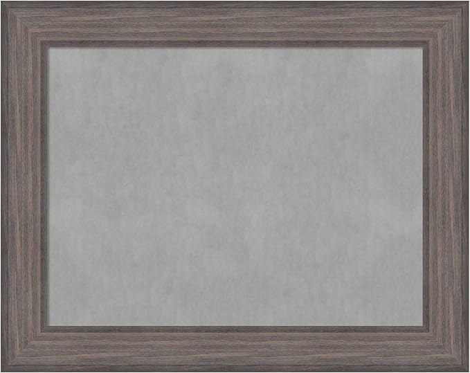 Amanti Art Grey Framed Magnetic Board 23x29 Medium Vision Board by AmantiArt