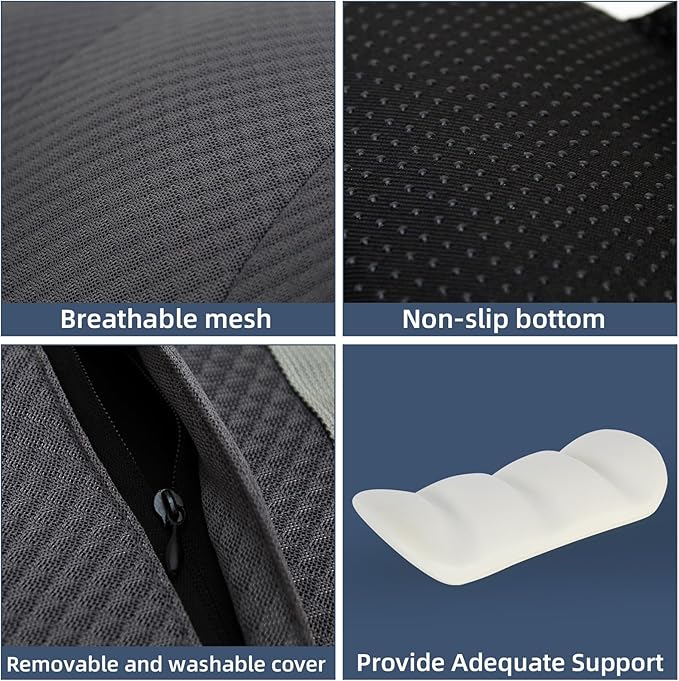 KAYI Lumbar Support Pillow for Car, Memory Foam Lumbar Pillow - Image 5