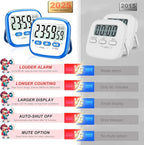 AyayaBoss 2-Pack Magnetic Kitchen Timers - Image 2
