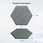 Amantech 12 Pack Acoustic Panels Self Adhesive Sound Proof Foam, High Density - Image 6