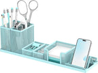 SUPEASY Pen Holder for Desk, 6 Piece Mesh Desk Organizer set for Office by SUPEASY