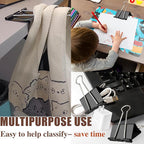 18 Pack 3 Inch Jumbo Binder Clips, Extra Large Binder Clips Heavy Duty Paper - Image 6